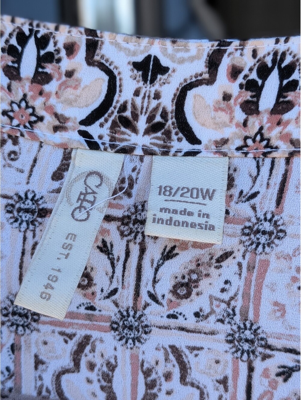 Cato patterned blouse - Picture 3 of 3